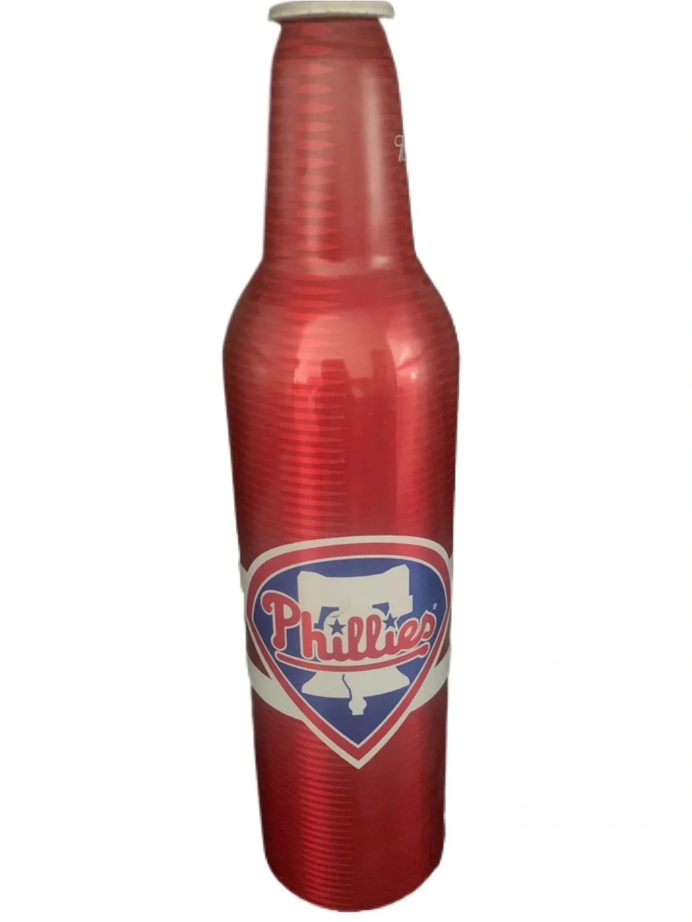 Vintage Beer Can Bud Budweiser Philadelphia Phillies Fan Bottle Can 16Oz Empty